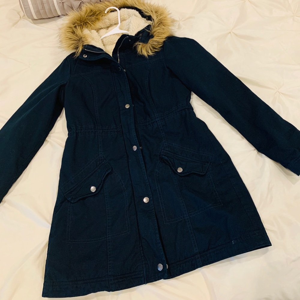 Hollister Parka jacket like New!